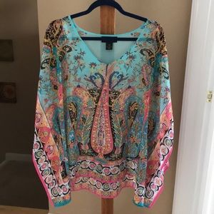 Lane Bryant poncho top